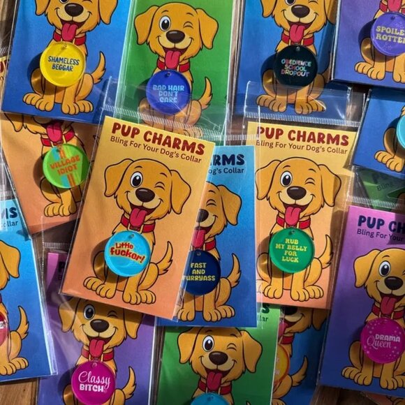 ($8) Pup Charm Dog Tag - Picture 4 of 4